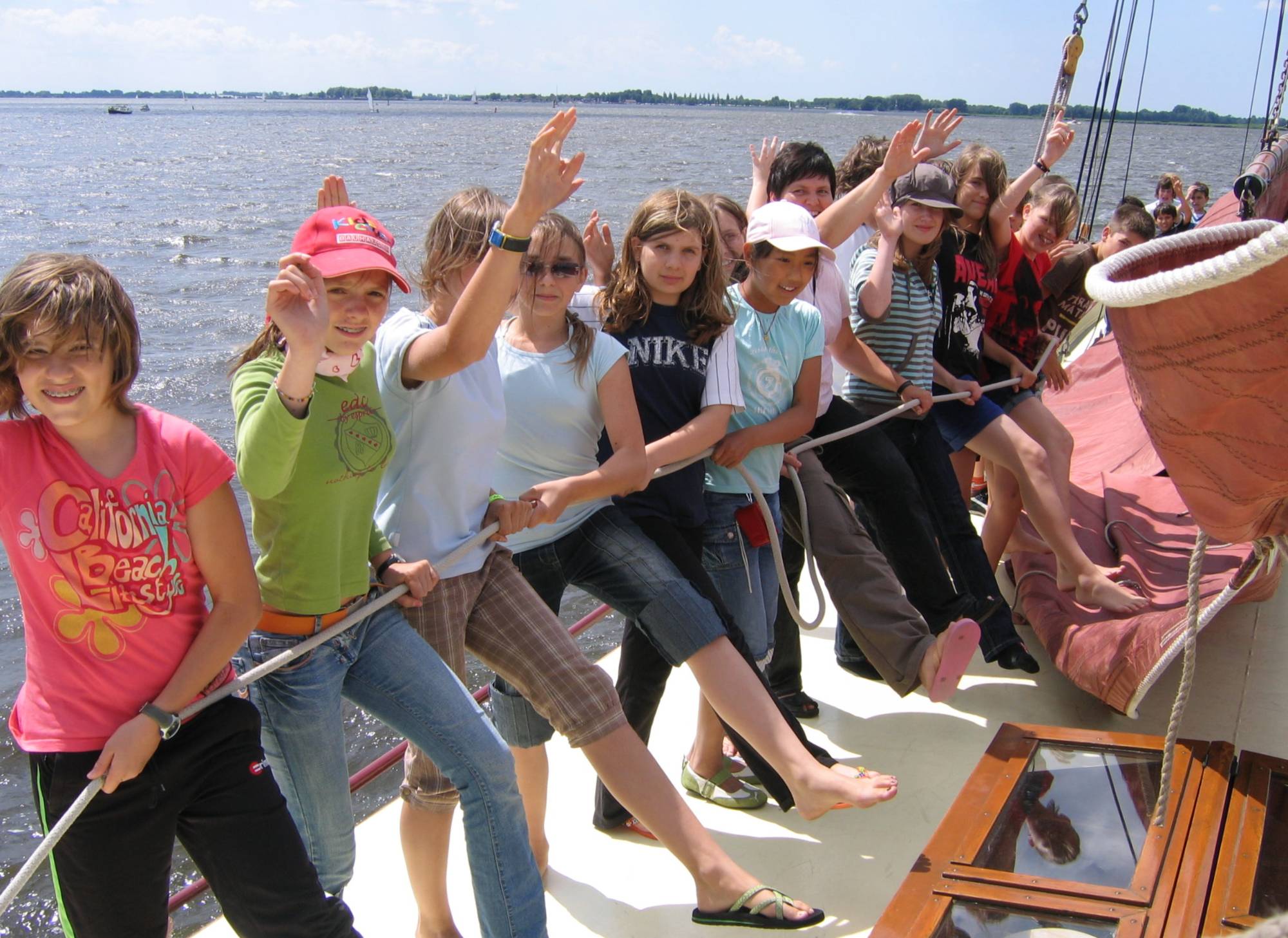 Klassenfahrt in Friesland Holland und IJsselmeer